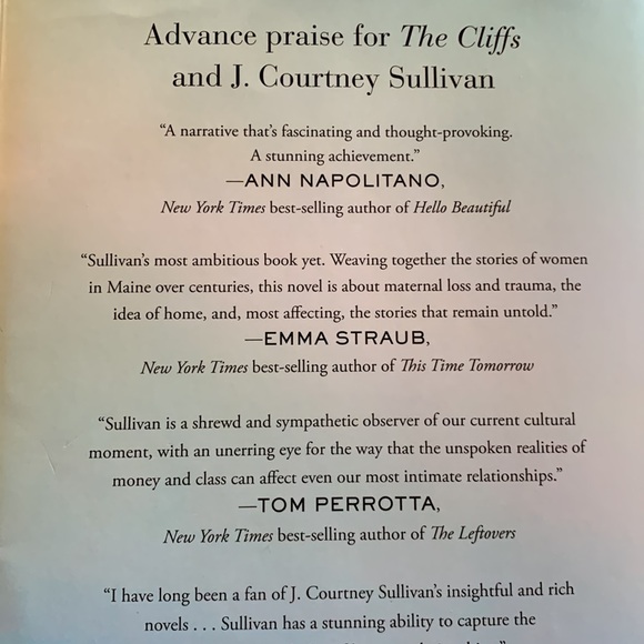 The Cliffs by J Courtney Sullivan book - Picture 3 of 5